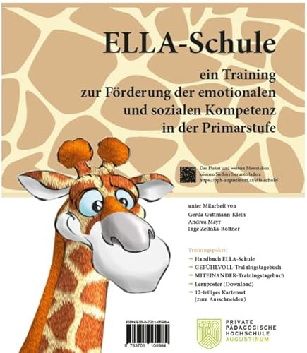 ELLA-Schule. Ein Training zur Förderung der emotionalen und sozialen Kompetenz in der Primarstufe: Trainingspaket besteht aus 1 x Handbuch, 2 x ... Kartenset zum Ausschneiden (3 A4-Blätter)