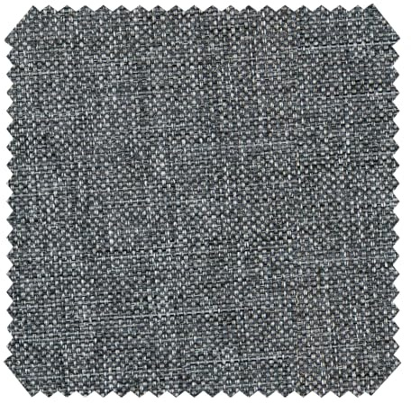 novely® OXFORD 330D - Outdoor-Stoff im Leinen-Look - Wasserabweisender Polyester-Möbelstoff - Mélange Polsterstoff - Pflegeleichte Meterware 1lfm | Farbe: 99 Dunkelgrau