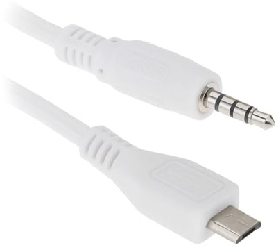 Aukson I57 Micro USB auf 3,5mm Klinke Audio Adapter 50cm – AUX Verbindungskabel für Kopfhörer, Lautsprecher, Autoradio & Soundsystem – Hochwertiges & Robustes Stereo Audiokabel