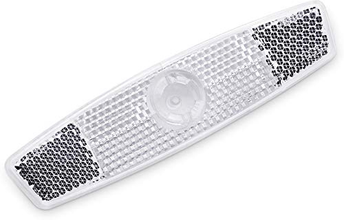 MFC PRO Bicycle Wheel Reflector White Pack of 2 (White, 2pcs)
