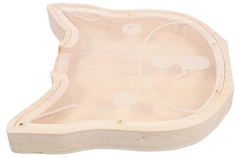 Cabilock Holz Tierform Spardose Für Niedliche Kreative Sparbüchse Aus Hochwertigem Material Für Kinderzimmer Deko Robust Und Langlebig Als Tischornament