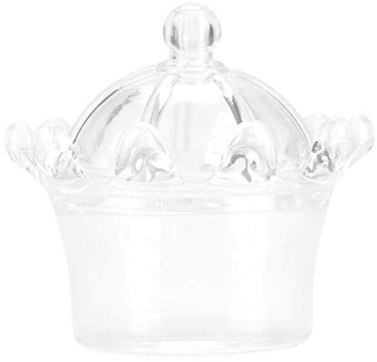 SUNGOOYUE Transparente Krone aus Kunststoff, Pralinenschachtel, Geschenktüten, Schokoladenschachteln, 12 Stück, für Hochzeit, Brautparty, Party, Gastgeschenke, Rosa, Blau, Weiß (WHITE)