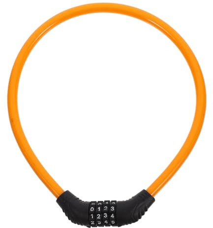 Supvox Fahrradschloss Stahlkette Abs-konstruktion Einfaches Entriegeln Vielseitig Für Helme Gepäck