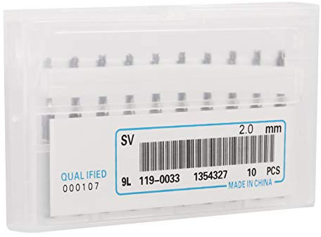 Mavaol 2,0 mm Mikro-Schaftfräser-Set mit 10 Stück, Hartmetall-Wolframstahl, hochpräzises Schneiden, stabiles Fischschwanz-Design, ideal für PCB, CNC, Metallbearbeitung, Gravur