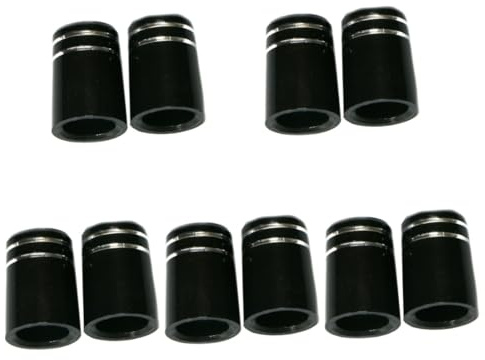 Milisten 5 Sätze Zubehör Für Golfclubs Golfschlägerkäfig Driving-Range-Abschlag Golf-Queue-hüllen Gebrauchte Golfbälle Golfmatten-t-Shirts Indoor-Golf-tees Golfclip Black Gummi 2 Stück * 5