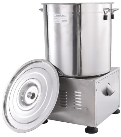 Centrifuga elettrica per Insalata, centrifuga per Verdure,Centrifuga per lattuga in Acciaio Inossidabile da 15 Litri - Centrifuga Asciugatrice Rapida per Verdure in Mense, Hotel, Ristoranti