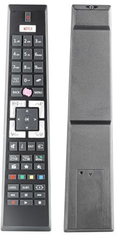 Télécommande RCA4995 RC4995 Compatible avec Gogen/Edenwood/Telefunken/Continental Edison/DIGIQUEST/QILIVE/Haier TV XD-Enjoy LDH32V180S ED2400HD ED3904HD Remplacement Contrôleur avec Boutons Netflix