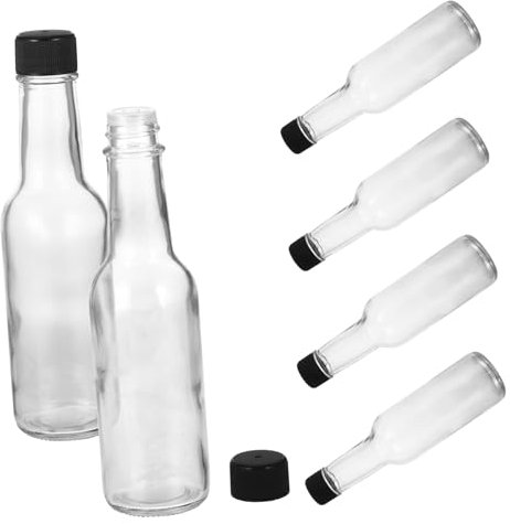 MAGICLULU 6pièces Bouteilles De Sauce Verre Contenants De Sauce pour Vinaigrette Ketchup Confiture pour Cuisine Stockage