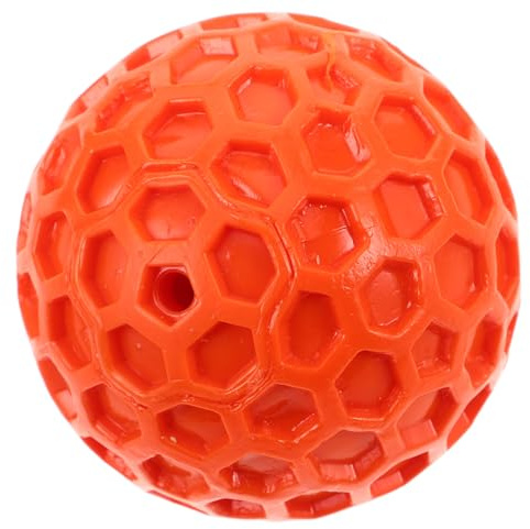 JOINPAYA Pelota Chirriante para Perros Pequeños de Goma Resistente al Masticado Diseño de Panal para Interior y Exterior Fácil Limpieza y Cuidado Higiénico