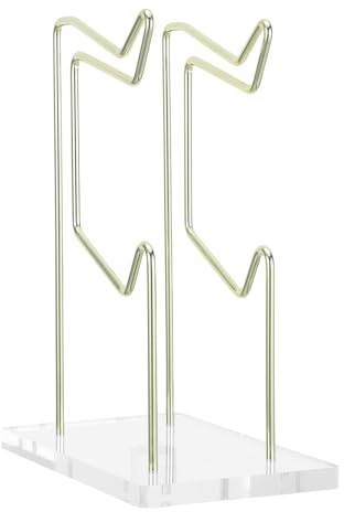 SHINEOFI Gaming Controller Display Stand with Scratch-resistant Acrylic Base and Iron Stand, Wide Compatibility Desk Organizer for Gamers, Modern Minimalist Design Suitable for Desk