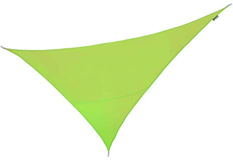 Kookaburra Water Resistant Sun Sail Shade Canopy 6m x 4.2m Right Angle Triangle (Lime Green)