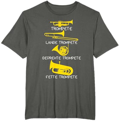 Arten von Trompeten - Trompete Geschenk, Lustiges Trompete T-Shirt