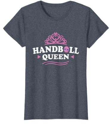Donna Handball Queen Handball Player Girl Maglietta