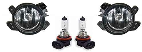 EASYSHOP24H SET 2 Faro Fanale Proiettore Fendinebbia Sinistro Destro Compatibile Per Smart 451 07-13 Classe A W169 B W245 ML W164 C W204 Completi di Lampadina H11 Fanalino Faretto Antinebbia
