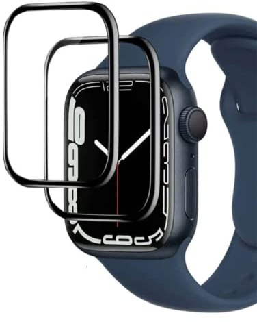 UNO'UNO MAS UNO VENTAS UNO' Confezione da 2, Proteggi Schermo in Vetro temperato da 44 mm Compatibile con Apple Watch SE, Apple Watch S6, Apple Watch S5 e Apple Watch S4, Senza Bolle, AntiGraffio 9H,