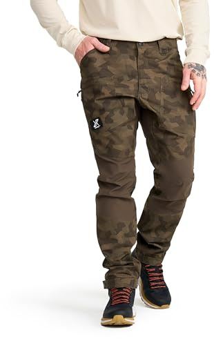RevolutionRace Homme Nordwand Pro Pants, Pantalon Durable pour la randonnée et Autres activités de Plein air, Earth Camo, XL