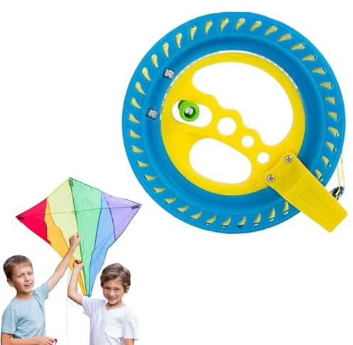 Drachenschnur Spule Kit,Drachenschnur Seilwinde für Drachen,DrachenschnurRolle 150m,DrachenschnurABS Kunststoff Kite Spule Rollen