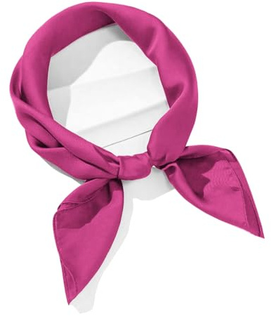 Van Der Rich ® - Elegantes Halstuch mit Seidensatin-Effekt Quadratisches Halstuch - Damen