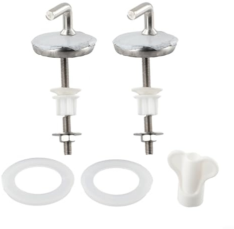 2 accesorios para bisagras de asiento de inodoro, tapa de bisagra de asiento de inodoro