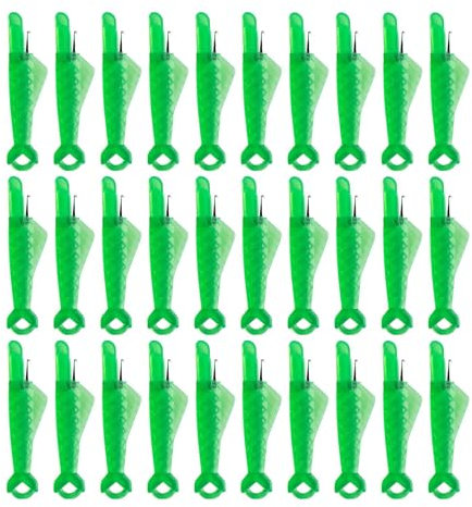 30 Stück Nähmaschinen Nadeleinfädler, Automatischer Einfädler, Kunststoff Nähnadeln Einfädler, Einfädelhilfe Für Nähnadeln Nähmaschinen Zubehör, Nadel Threading Tool Für Handnähen