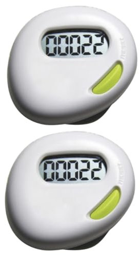 WOONEKY 2stücke Herzförmiger Präziser Schrittzähler Für Fitness Und Sport Handlich Und Komfortabel Für Männer Und Frauen Perfektes Gadget Für Ihre GEH Und Laufpläne