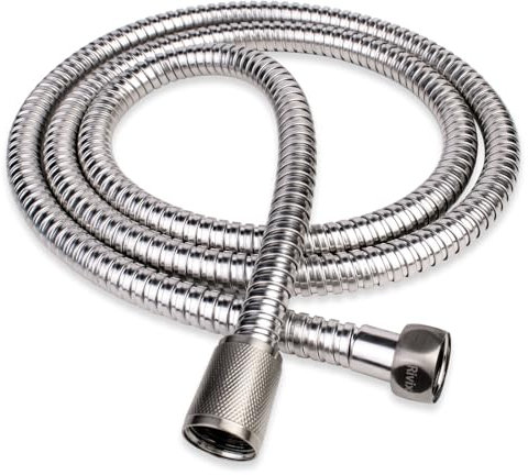 Rivix Shower Hose, 79 Inch Extra-Long Stainless Steel Shower Hose with Stainless Steel Insert and Nut,Brushed Nickel Finish