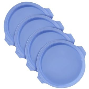 Minnhua 4pz Stampi per Torta Arcobaleno Stampo in Silicone per Dolci 20 cm Teglie per Torta in Silicone Teglia Rotonda Silicone per Compleanno, Anniversari o Matrimoni No BPA