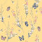 Shackcom Papier Peint Autocollant Mural Peinture Colorée avec Papillons 44.5x1000cm Papier Adhesif Mural Film de PVC Imperméable Vinyle Film pour Décoration Salle de Chambre Salon Meuble (Orange)