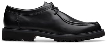 Clarks Homme Berwick Seam, Black Leather, 44 EU