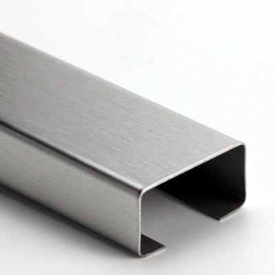 Kabelkanal,KabelbrüCke Kabelmanagement-Set for den Boden aus Edelstahl, Kabelführung, Kabelschutz, Kabel-Organizer und -Versteck, Kabelabdeckung, Bodenkabelabdeckung(2pcs Stainless steel-01,20X10mm)