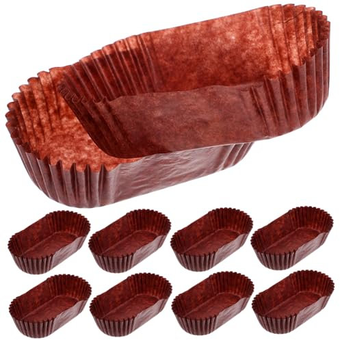 MUCKLILY Vassoio Per Torte Forma Barca Pirofila Per Muffin Da Resistente Ad Temperature e All Olio Per Decorazioni Torte e Muffin