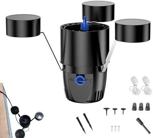 WHIPIN Skimmer Flotante para estanques, Equipo de Limpieza de Espuma y Basura para Piscinas, Skimmer de succión con 3 Modos de Fuente, Herramienta de Limpieza de estanques
