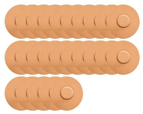 25 Stück Freestyle Libre 3 Pflaster Wasserfest, Patches Sport Sensor Libre Sport Wasserfest Hautfreundlich Rund Pflaster Fixierung Sensoren Fixierpflastern(Sensor Nicht Im Lieferumfang Enthalten)