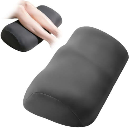 AirBanish Ergonomie Kniekissen für Schlafen, 55x30x14,5 cm, Memory-Schaum | Venenkissen, Beinhochlagerungskissen, Für Seitenschläfer, Lagerungskissen für Knie und Beine