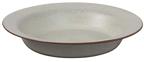 Jamie Oliver Rustic Italian Pastateller, Teller für Pasta, Tiefer Teller, Geschirr, Steingut, Marmorgrau, Ø 25 cm, 556919-1 Stück