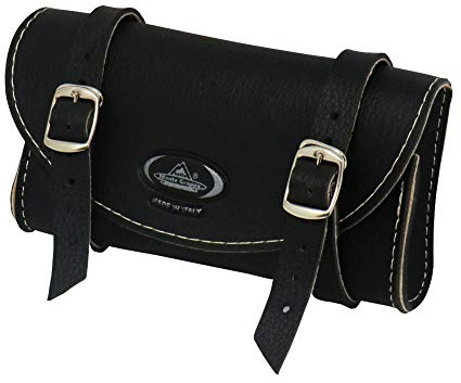 Selle Montegrappa Cucuba® Sac De Très Pratique Fabriqué en Italie Imperméable Modèle 0016 (Couleur: Noir)