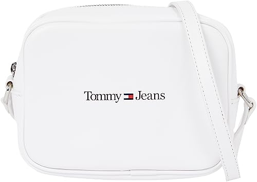 Tommy Jeans Tjw Camera Bag Aw0aw15029, Borse a tracolla Donna, Bianco (White), Taglia Unica