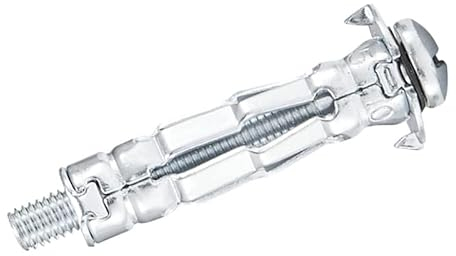 FOREVTL Metall-Hohlraumdübel Acrobat M5 x 37 mm verzinkt, für Befestigungen in Gipskartonplatten, 25 Stück