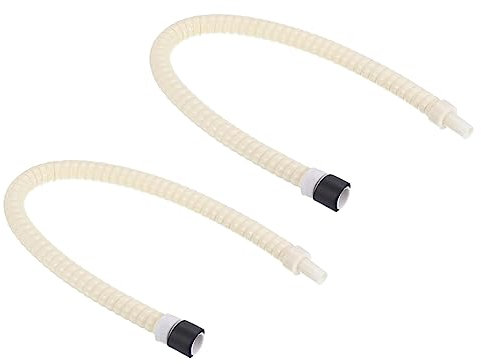 PATIKIL 2.3ft Drain Hose, 2 Pack Flexible Air Conditioner Water Pipe PVC Insulated Universal Tube for AC HVAC Indoor Internal Unit