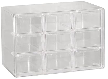 SUMKTO Tägliche Kontaktlinse-Aufbewahrung sbox, 6/9/12 Gitter mit großer Kapazität Täglich Augenkontakt-Farbige Objektive Organizer, durchsichtige Kunststoff Box für alle Marken-Kontaktlinsen