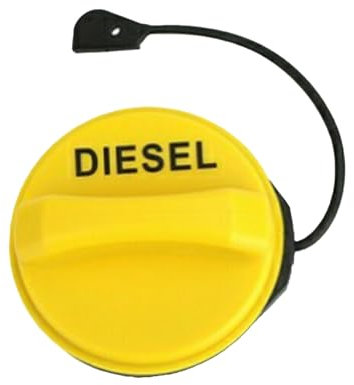Oiieco Fuel Filler Cap LR053666 Replacement, Compatible with Land Rover Discovery 3 4 5, Range Rover Sport TDV6, Evoque – Durable Petrol Diesel Tank Cover (Yellow)