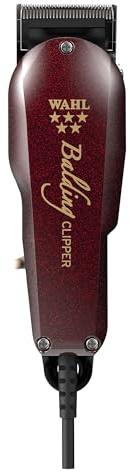 Wahl Balding Glatzenschneider - Closest Cutting Full-Size Haarschneider, Schwarz/Rot