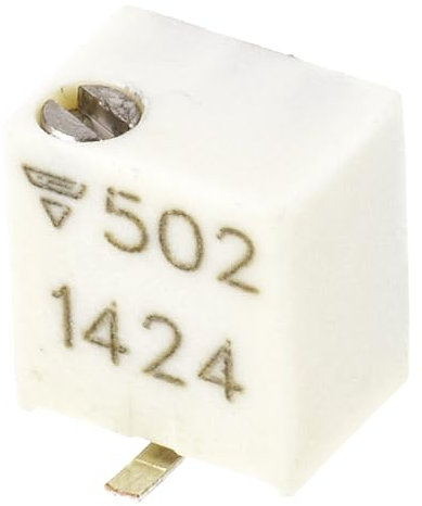 Vishay TSM4 11-Gang SMD Trimmer-Potentiometer, Einstellung von oben, 5kΩ, ±10%, 0.25W, Gullwing, L. 4.8mm