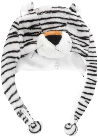 MOLUCKFU Mütze Kinder Ohrenschützerhut Cartoon Tierhut Warm Plüsch Cosplay Performance Requisitenhut
