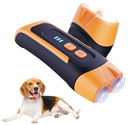 Antibell für Hunde,Ultraschall Hunde Anti Bellen Gerät,2 Einstellbare Frequenz Automatisches Anti Bellen Gerät,Wiederaufladbares Antibell für Kleine Mittel Große Hunde,Sicher Hundebellen Stoppen