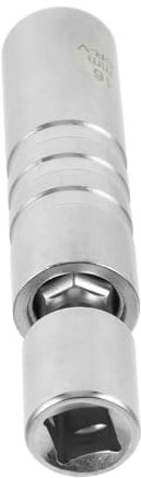 YOSADIER Magnetischer Zündkerzenstecker 16mm Metall Zündkerzenwerkzeug Mit Drehbarem Kopf Für Kraftfahrzeuge Kfz Reparatur Und Fahrzeugwartung