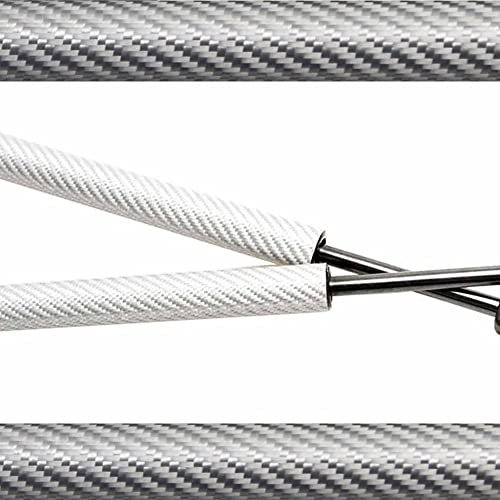 ZSQGHGH Resorte de Gas Amortiguador para CRX para Coupe 1988-1991 21.18 Pulgadas Puerta Trasera Hatchback Gas Struts Shock Spring Lift Supports Muelle Neumático(Plata)
