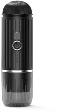 Machine À Café Portable. Machine À Expresso Portable 2 En 1, Compatible Avec Les Capsules Et Le Café Moulu, Pression De 19 Bars, Parfaite For Les S En Cuisine, Le Camping .Cafetière Nomade(Black)