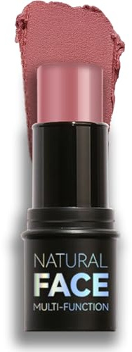 Cream Blush Stick, Blusher for Cheeks Makeup, Pink Cream Blush for Mature Skin, Lightweight & Long-Lasting, Blendable Colour for Eyes, Lips & Cheeks, #05 Rugosa Rose