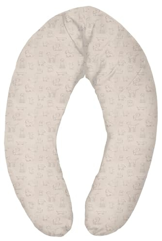 Fillikid Stillkissen EPS-Perlen 190cm Exklusiv, XXL | Schwangerschaftskissen, Bezug 100% Baumwolle, maschinenwaschbar